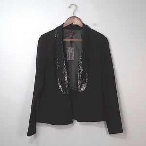 Imaginary Voyage Lapel Sequin Detailed Jacket